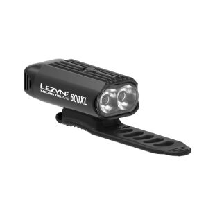 Lezyne Micro Drive 600XL - 600 Lumen Rechargeable LED Bike Light - Blk/Hi Gloss