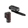 Lezyne Hecto Drive 500XL and Strip Drive LEDs - USB rechargeable Front and Rear Bike Lights Set