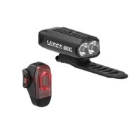 Lezyne Micro Drive 600XL Front and KTV Drive Rear - LED USB rechargeable bike lights set