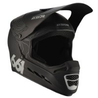 SixSixOne Reset Youth Bike Helmet - Full Face Cycle Helmet Contour Black