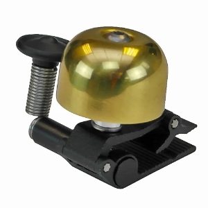 Upgrade - Brass Bell W/Alloy Hammer- Gold/Black