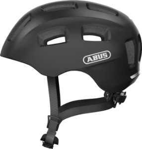 ABUS Youn-I 2.0 Youth Bike Helmet, Black, Upgrade Bikes