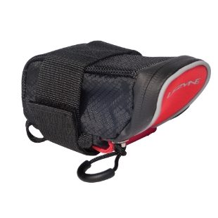 Lezyne Micro Caddy - Compact Saddle Bag - Red/Black