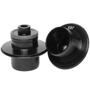 Pair of front-end caps for 6-bolt E-sync OS/Neo OS hubs