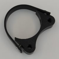 KUK - Down Tube Cable Guide - Clamp Kit - Black - from Kinesis Bikes