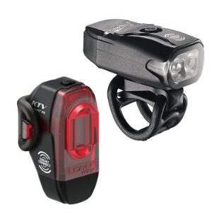 Lezyne KTV Drive Front and KTV Pro Smart Rear - USB rechargeable front and rear bike lights set