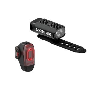 Hecto Drive 500XL Front andKTV Drive Rear Bike Lights Set - USB rechargeable bike lights set